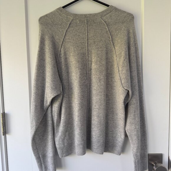 Palmer & Purchase Cashmere Sweater- Grey - Picture 5 of 5